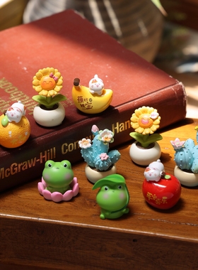 治愈解压微景观可爱迷你卡通装饰