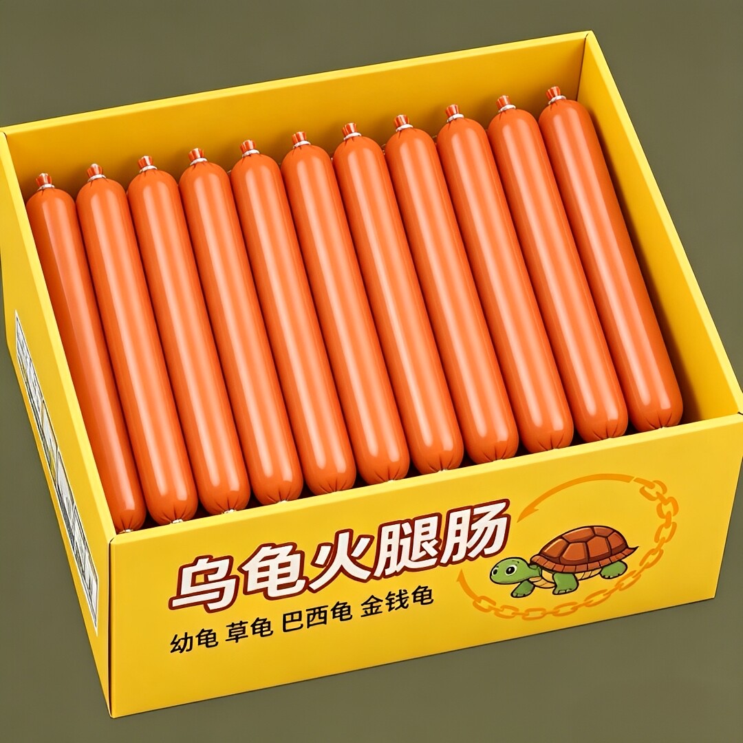 乌龟专用火腿肠高钙龟粮草龟营养高蛋白巴西龟幼龟金钱龟食物通用