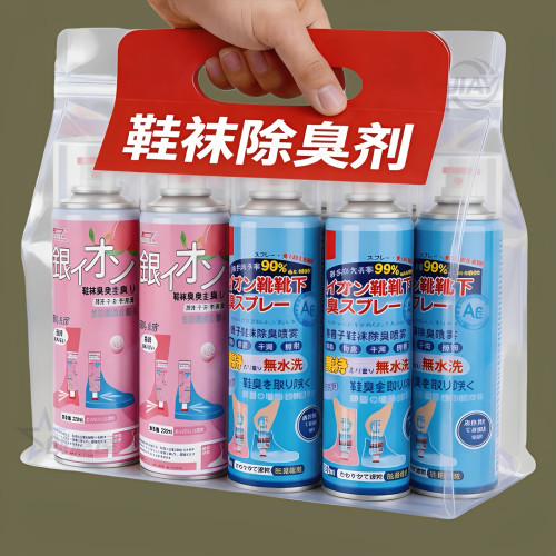 鞋袜除臭喷雾+清爽速干+倒喷设计