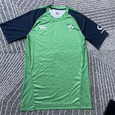 爱尔兰Rugby橄榄球IRFU世界杯速干透气排汗数码印花球衣短袖T恤