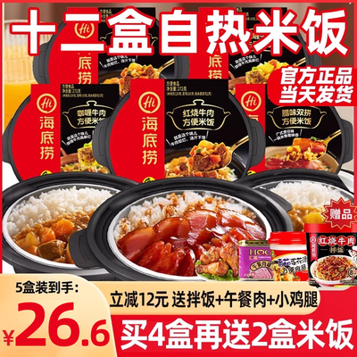 海底捞红烧牛肉自热米饭煲仔饭