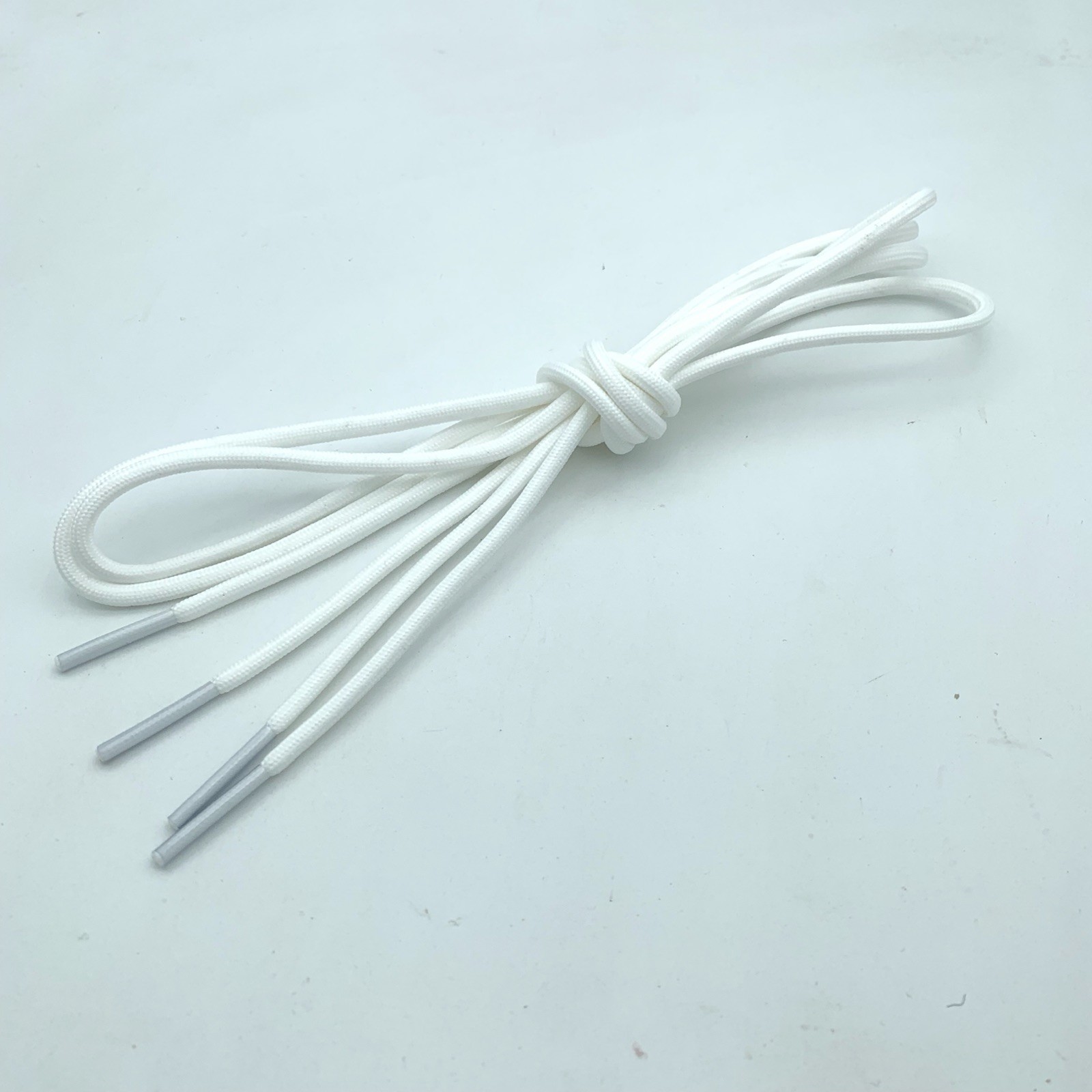 曼威登运动鞋带5mm圆形黑色白色适用于男女篮球鞋户外靴带跑步鞋