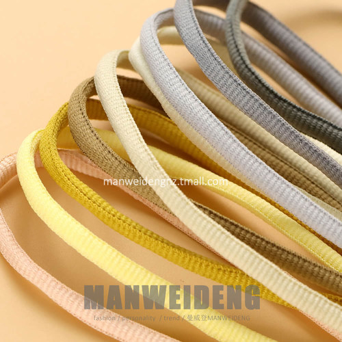 曼威登鞋带适配M2K dunk sb专用复古灰色老爹鞋黄半圆束鞋带运动