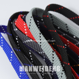 曼威登扁斜点鞋带网面透气跑鞋适配态极3基德鞋运动鞋双色篮球鞋