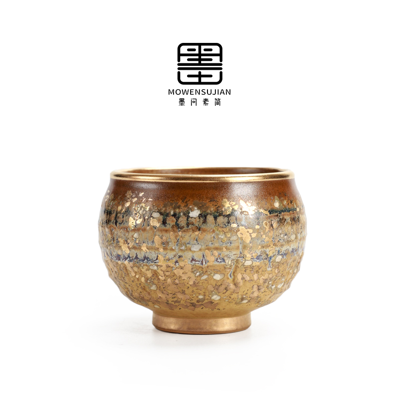 中式柴烧手工个人专用主人茶杯