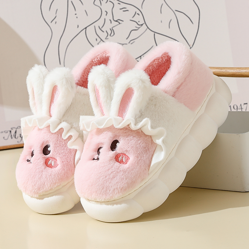 沧胜包跟保暖韩版居家厚底棉鞋