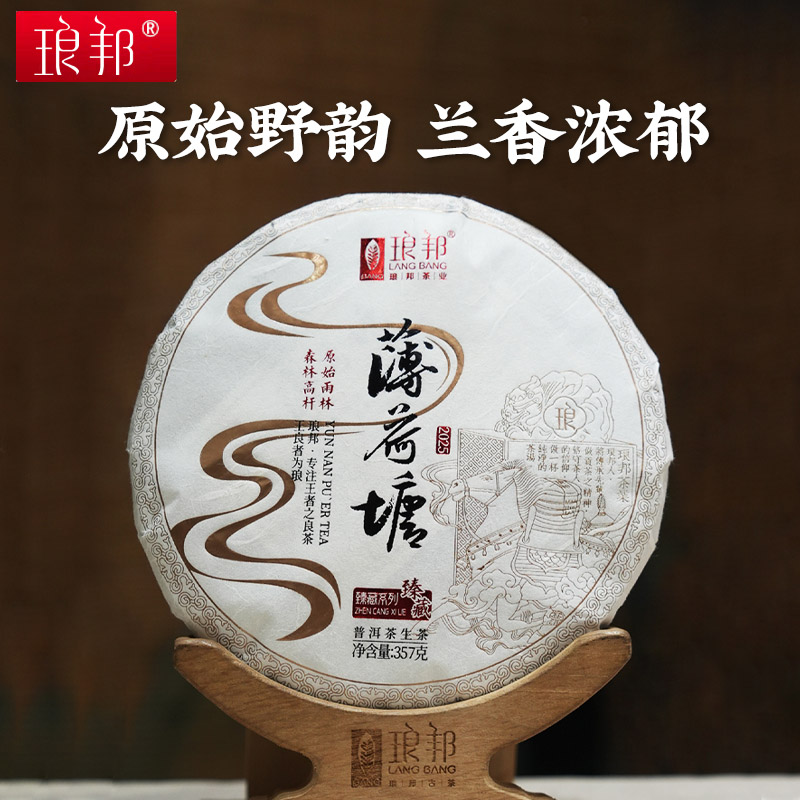 薄荷塘古树纯料普洱茶生茶春茶叶