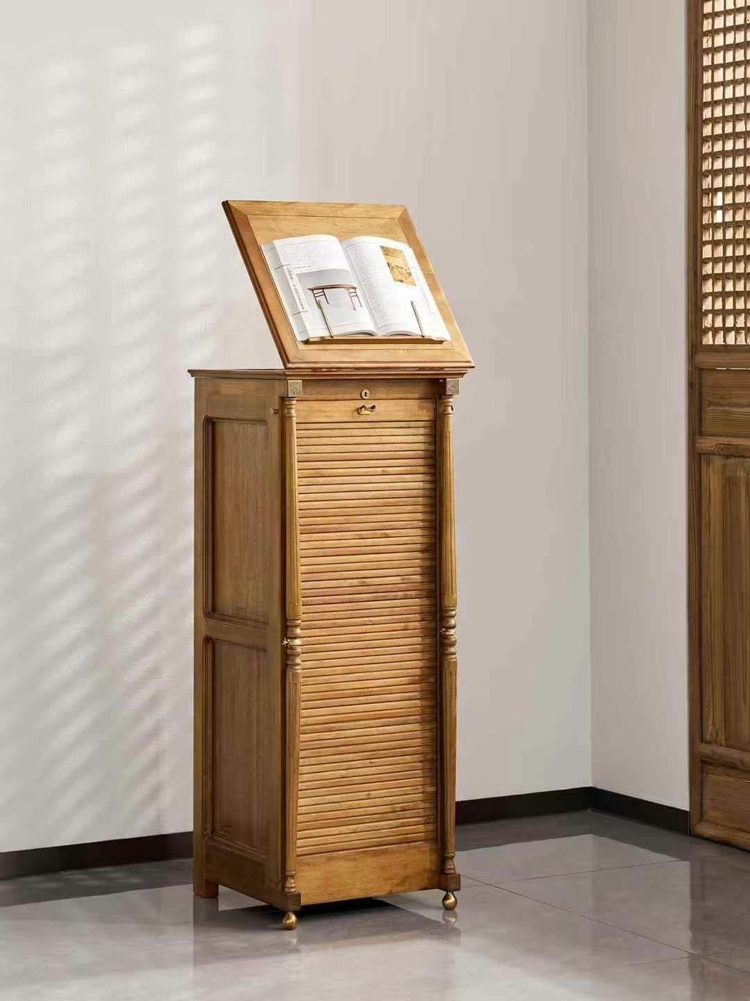 金丝楠木牙科柜四川小叶桢楠实木中式茶具收纳柜客厅茶叶柜展示柜