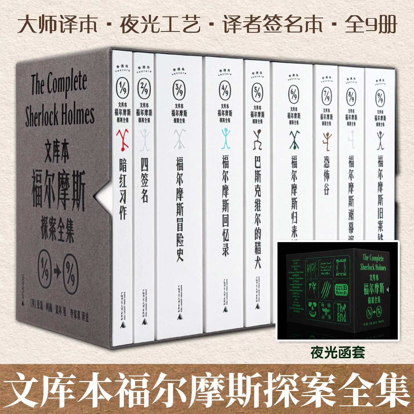 文库本福尔摩斯探案全集全9册梳理案件推理逻辑拆解线索排布方式体会缜密的思维推演感受人物的思维特质体会推理叙事