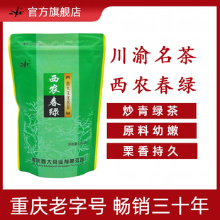 西南大学研制口粮绿茶西农春绿袋装茶叶250克自己喝官方