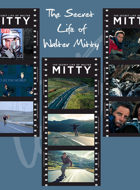 白日梦想家电影胶片卡片装饰书签纸礼物纪念周边半透明海报票根