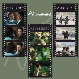 Atonement赎罪电影胶片卡片装饰书签纸礼物纪念周边半透明海报