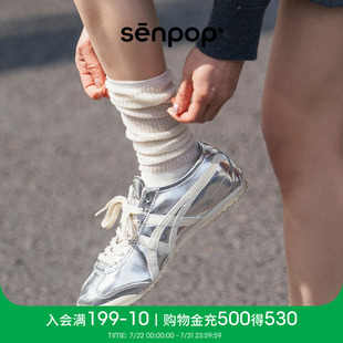 薄款 上森堆堆袜女夏季 白色袜子小腿袜芭蕾风薄袜子长筒袜棉袜白袜