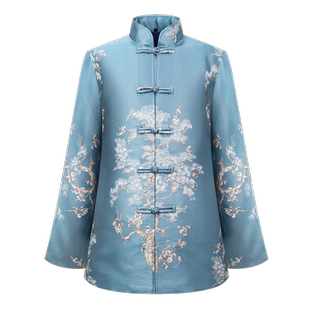 寿衣女全套纯棉送老衣闰年高档新中式寿服年轻款老人殡葬用品天玺