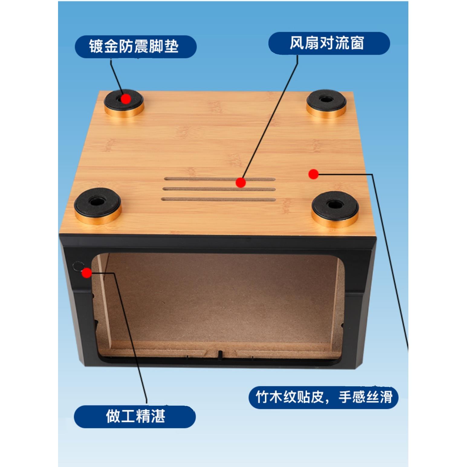 大众车载汽车cd机改装家用音响外壳蓝牙朗逸宝来途观迈腾专用机箱