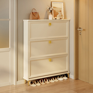 超薄鞋柜家用门口入户玄关柜一体靠墙室内翻斗式鞋架新款2024爆款办公耗材