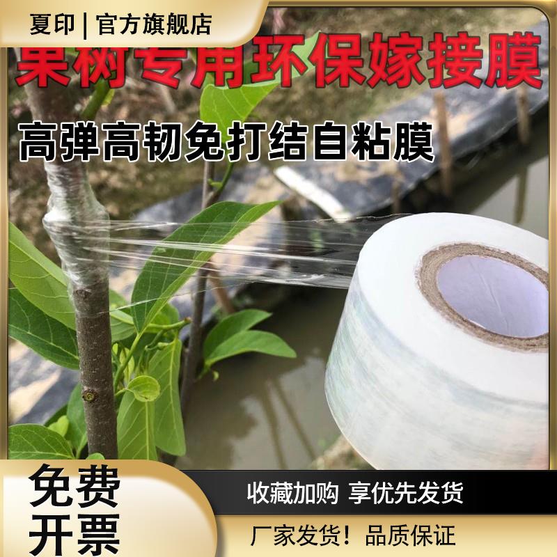 植物嫁接膜缠绕膜果树专用塑料薄膜自粘防水高弹性免拆树苗嫁接膜