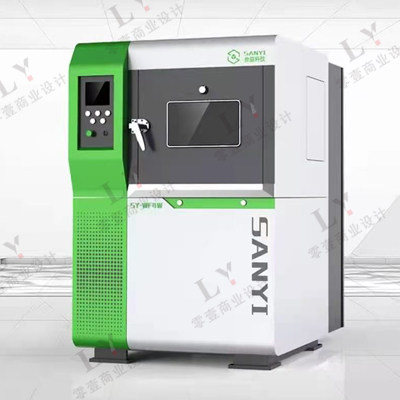 机器外观设计产品渲染效果图制作零壹工业设计设备外观设计