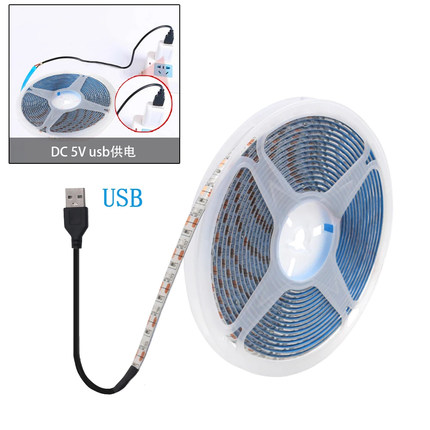 led灯带自粘5V低压超亮USB接口电视背景墙装饰氛围灯条触摸调明暗