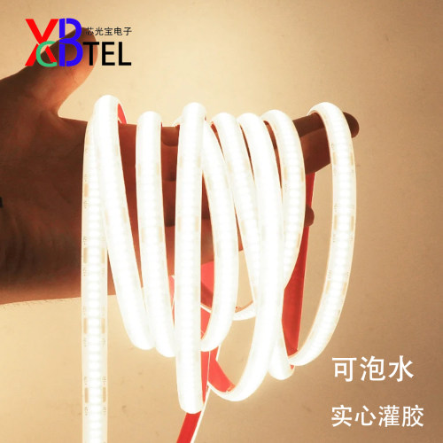 cob灯带led低压安全24v实心灌胶