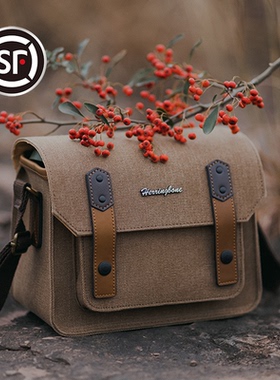 HERRINGBONE PAPASPOCKET V5 CANVAS 哈林伯尼复古数码相机包