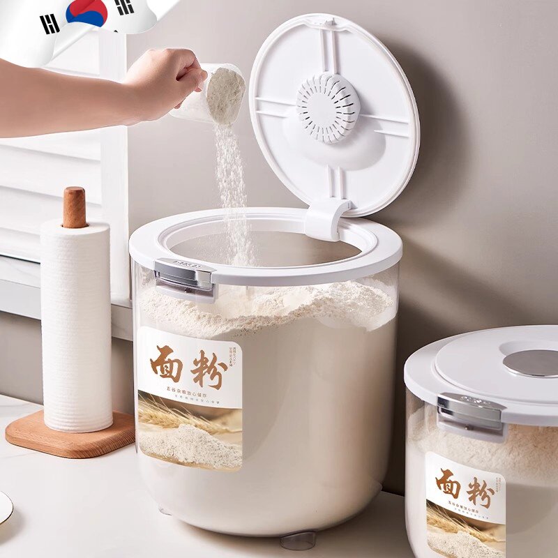 面粉储存罐家用米面桶储面桶防虫防潮密封罐收纳装大米的容器米桶