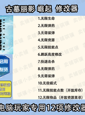 古墓丽影崛起修改器Riseof the Tomb Raider辅助古墓丽影科技单机