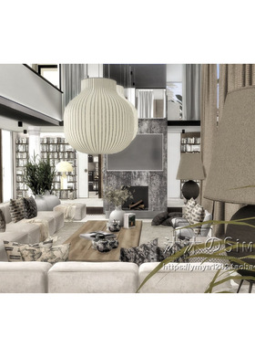 模拟人生4CC房屋mod|温特沃斯|4卧2卫|住宅一套带家具|40x30|#499