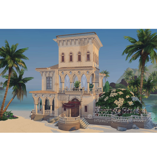 模拟人生4CC房屋mod|Trading|2卧3卫|住宅一套带家具|50x50|#267