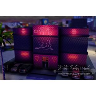 模拟人生4CC房屋mod|夜店俱乐部|酒吧一套带豪华家具|30x30|#126
