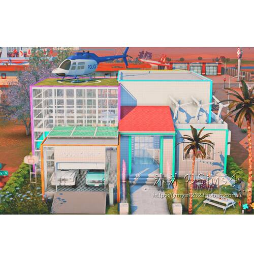 模拟人生4CC房屋mod|HouseKeeping|2卧2卫|住宅带家具|30x20|#340