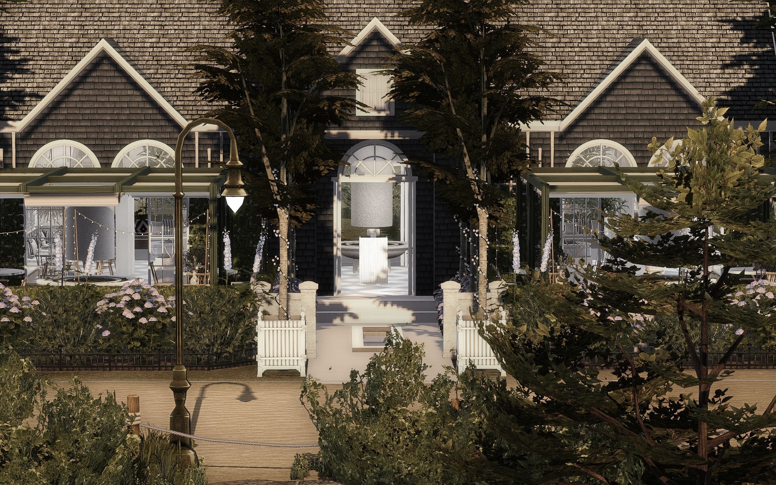 模拟人生4cc房屋mod|thelighthouse|可经营餐厅带家具|30x30|#368