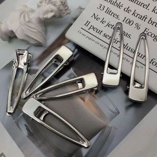 实用 女 ins金属甜酷刘海发夹化妆发饰额前碎发夹简约夹子2024新款