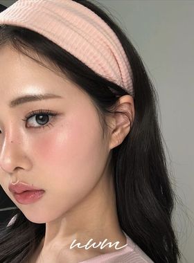 nwm(饰品)粉色发带ins韩系运动健身束发带newjeans百搭美式头带