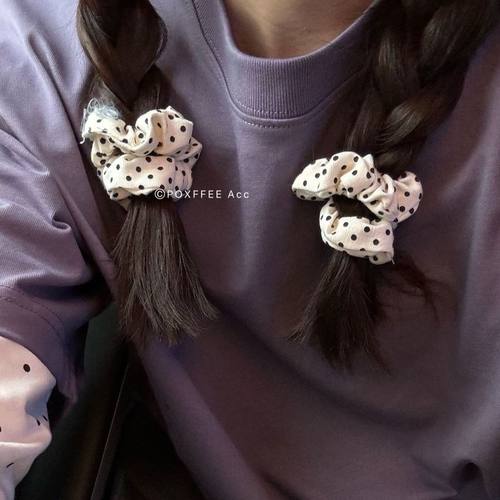 POXFFEE Acc/3.20晚8点 波点大肠圈 小巧发圈 夏日氛围感发饰