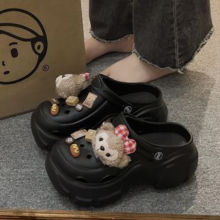 扣配饰鞋 鞋 花 扣可拆卸洞洞鞋 三丽鸥雪莉玫超可爱配饰洞洞鞋