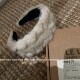 TiTi 矜贵千金风 水貂毛麻花纹发箍秋冬高颅顶轻奢高级感头饰发卡