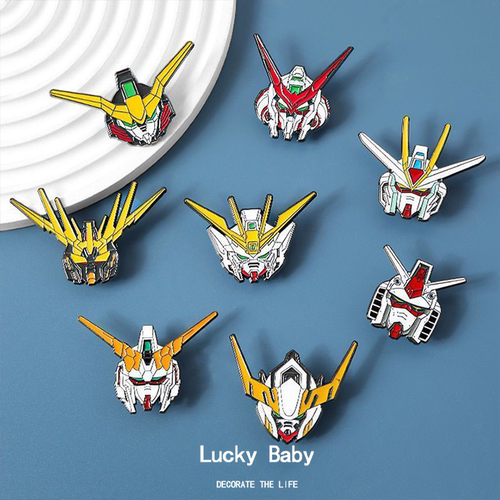 机动战士高达独角兽卡通动漫胸针时尚个金属徽章别针配饰品勋章