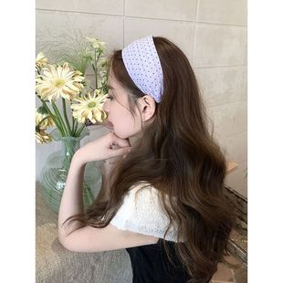 Busan韩系春夏清新宽边波点发箍女2025新款 头箍发饰 压发发卡时尚
