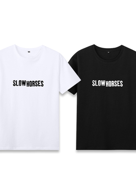 高分英剧流人Slow Horses外放特务组短袖T恤纯棉衣服夏影视周边