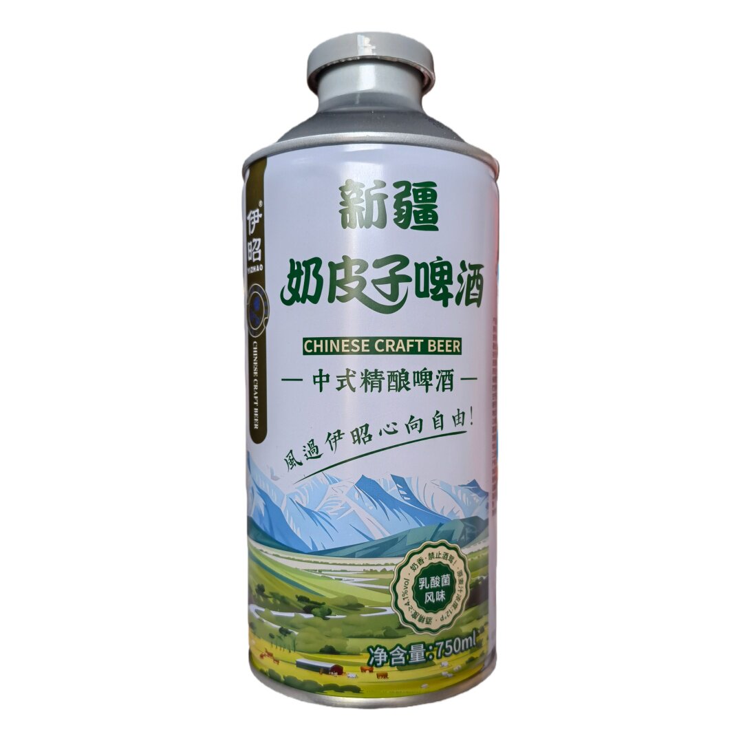 新疆奶皮子啤酒伊昭中式精酿啤酒乳酸菌口味特色饮品4瓶整件礼盒