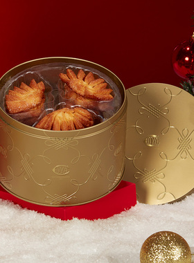 COVA皇牌扇子酥原味迷你礼盒手工饼干西式糕点下午茶点心18片190g