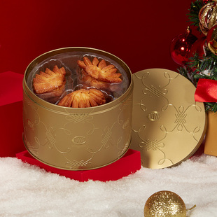 COVA皇牌扇子酥原味迷你礼盒手工饼干西式 糕点下午茶点心18片190g