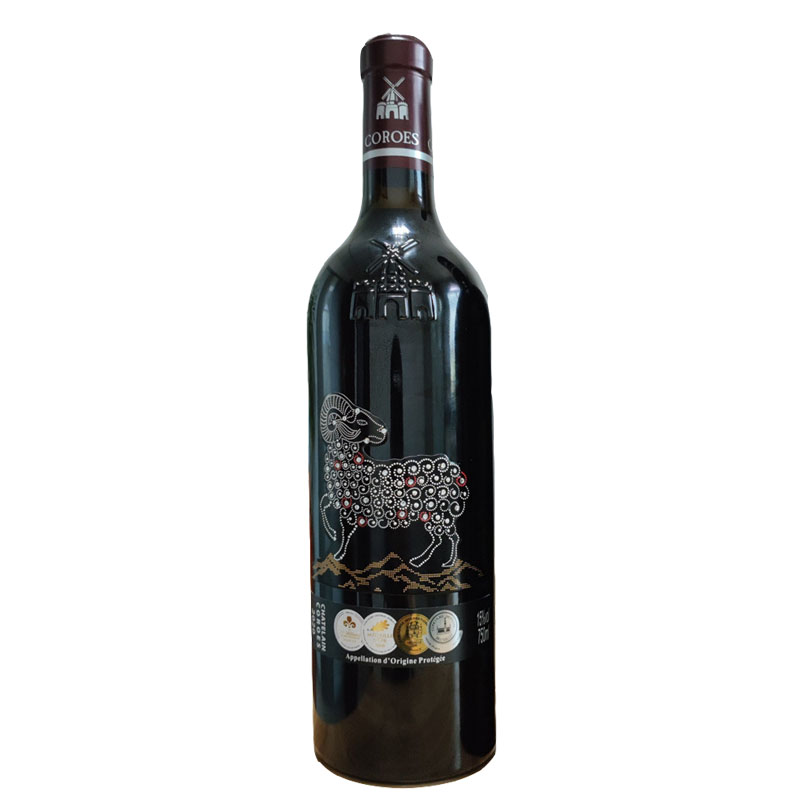 法国原装进口卡图磨坊大金羊干红葡萄酒750ml14度女士葡萄酒红酒