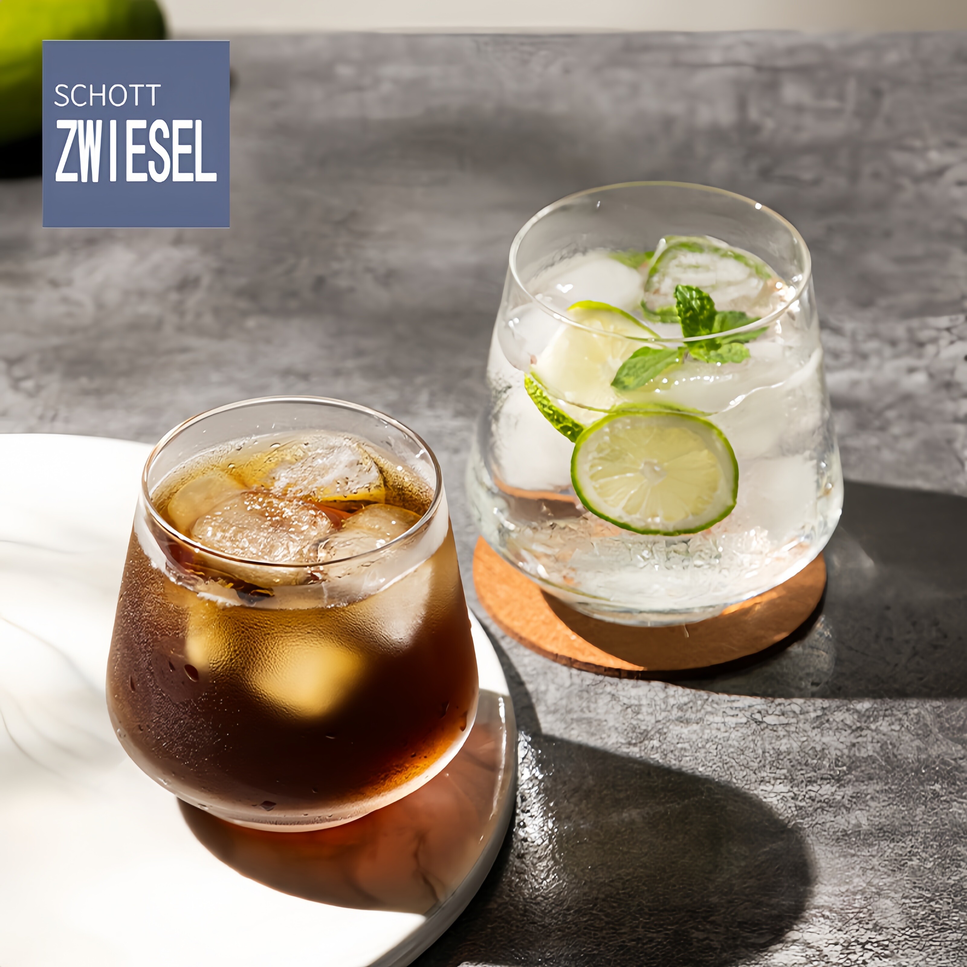 德国进口肖特SCHOTT ZWIESEL水晶玻璃果汁杯冷饮杯咖啡饮料饮品杯