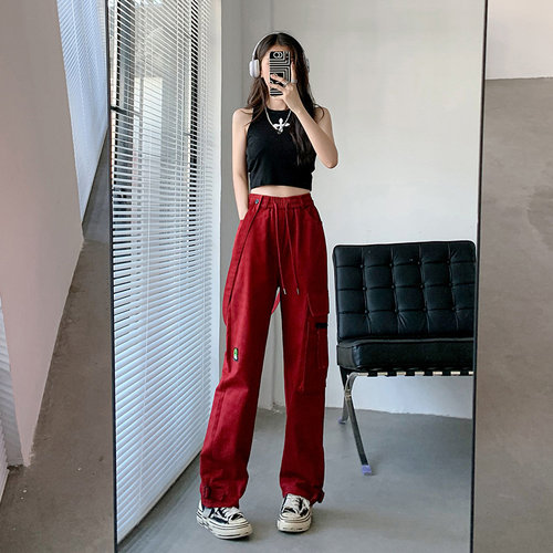 RJVO长裤背带小众设计休闲工装裤