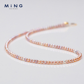 油画睡莲珍珠项链送锦鲤耳环 名皇莫奈光影 我是摩羯专属 MiNG