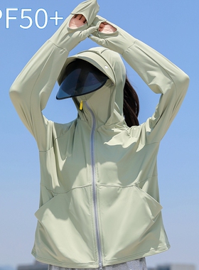 UPF50+防晒衣女夏季2026新款防紫外线冰丝大码骑车防晒服透气薄款