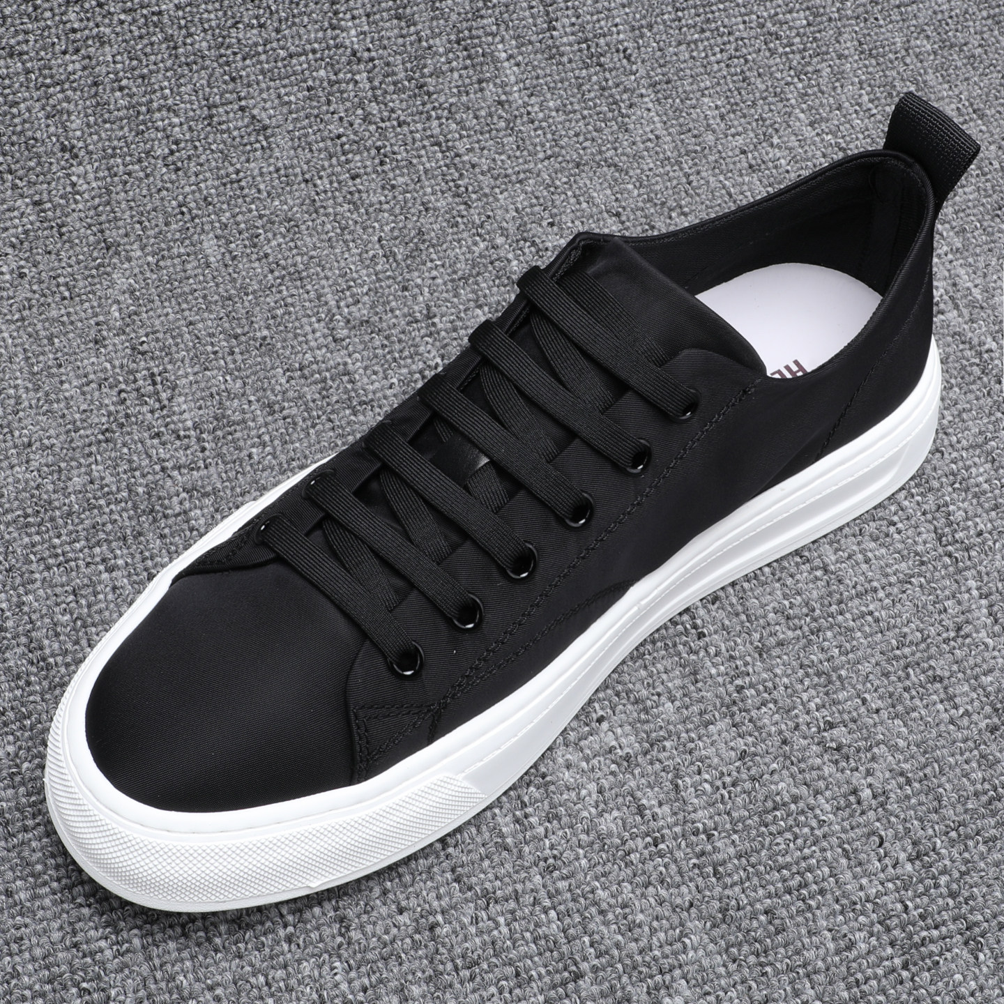 帆布鞋男款2026新款透气百搭一脚蹬平底休闲男鞋软底轻便青年板鞋