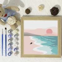 Цифровая мультяшная раскраска для рисования, масляная краска для школьников, «сделай сам», ручная роспись